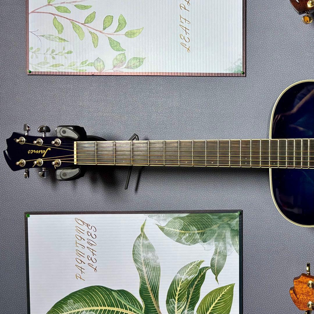 【美品エレアコ】James JF400-SBB fishmanプリアンプ装着