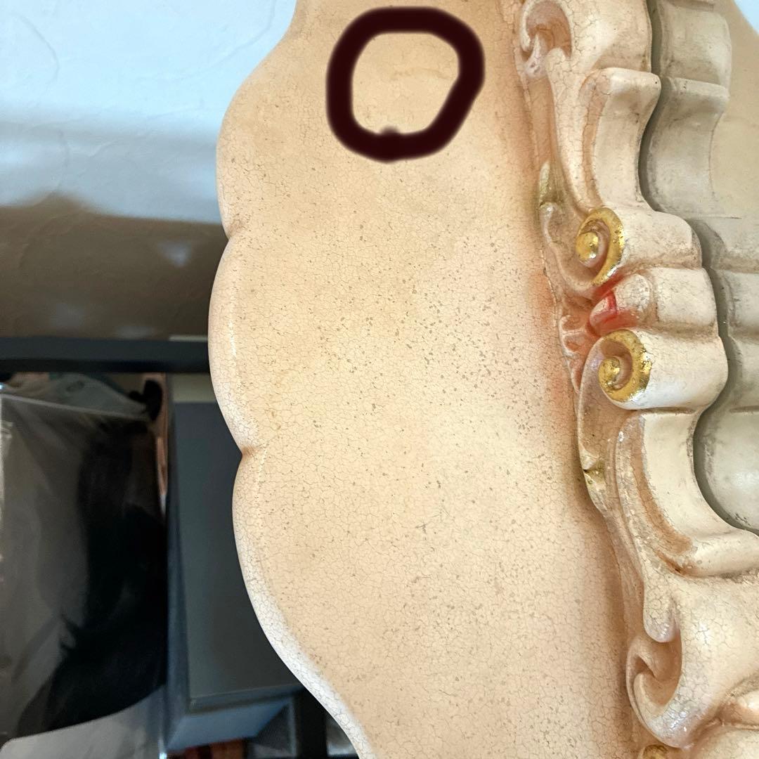 ロココ調 クラッシック家具　壁掛け式ミラー　プリンセス　コンソール付き