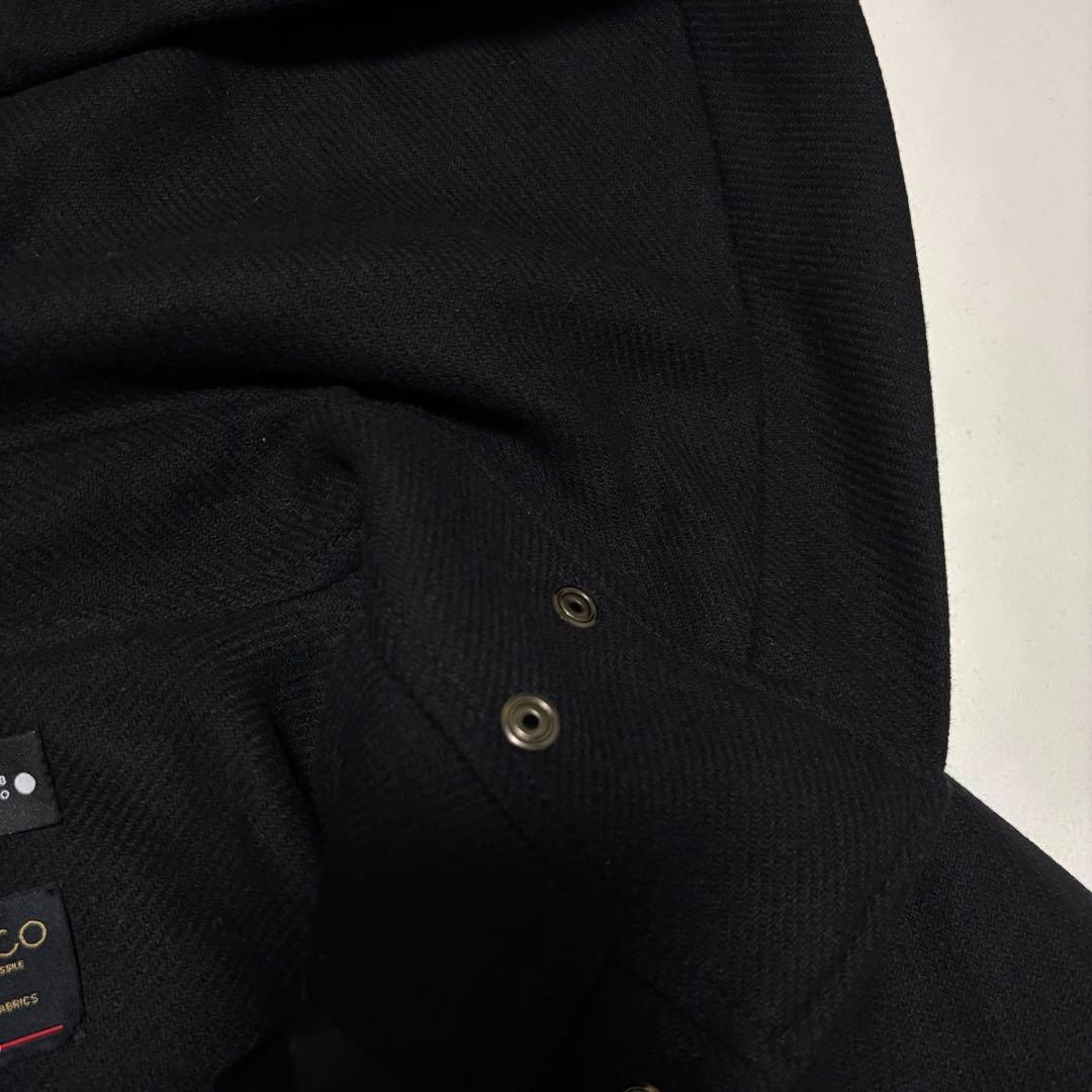 美品✨ZARA MANTECO ポンチョコート ブラック フード付き M