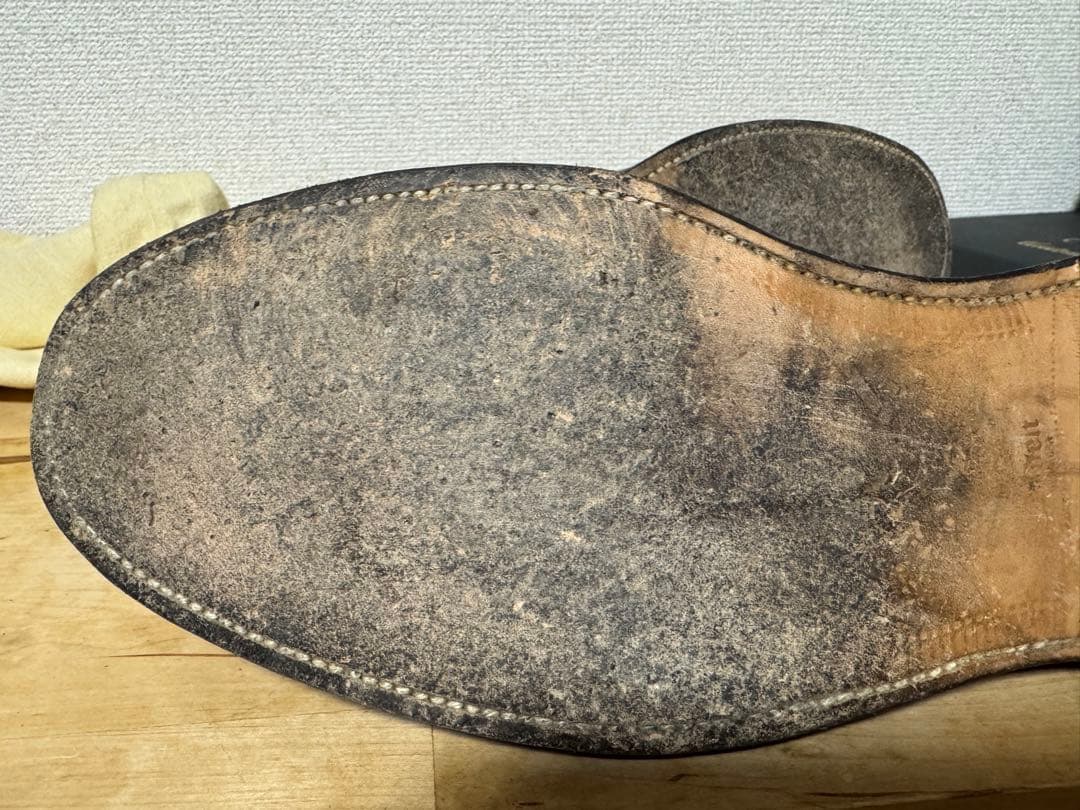 Alden バーガンディ レザー チャッカブーツ