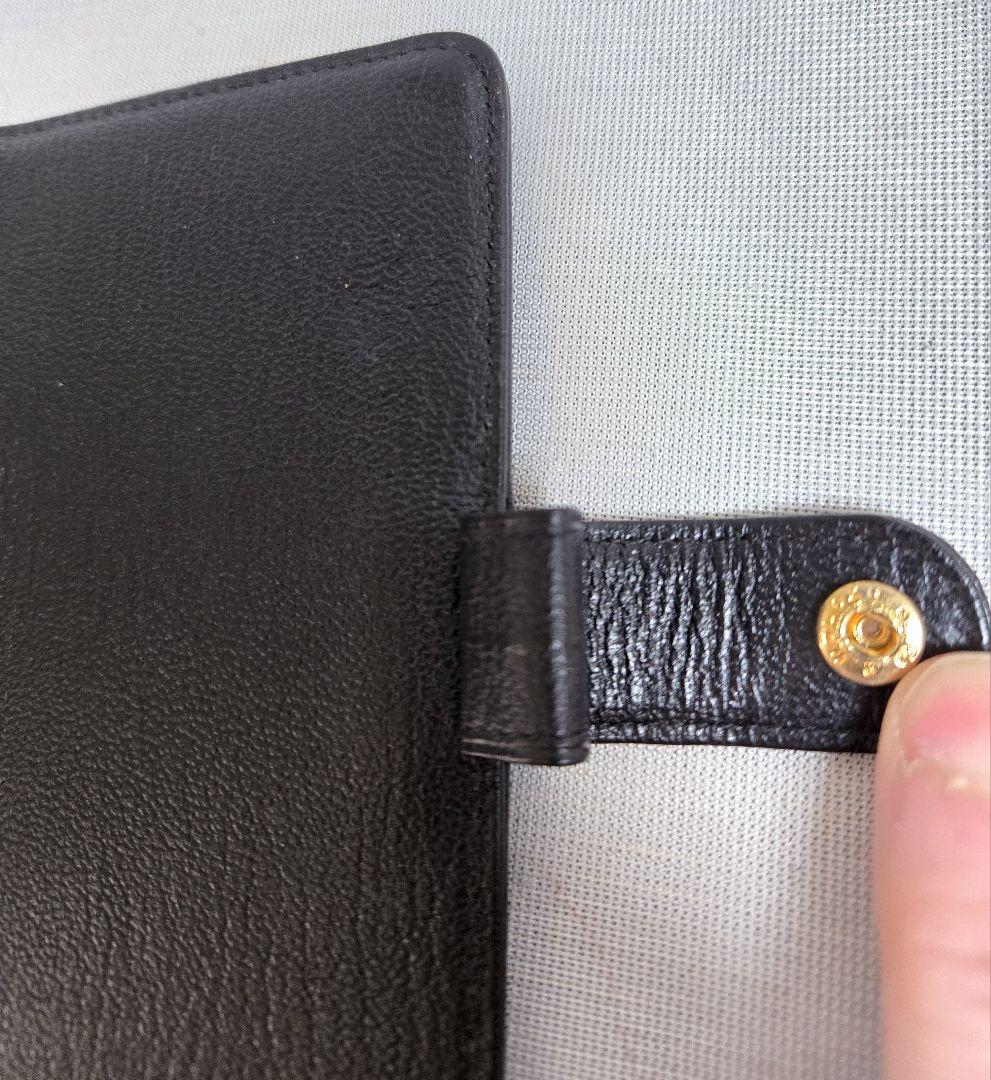 美品 シャネル CHANEL 手帳カバー ココマーク キャビアスキン