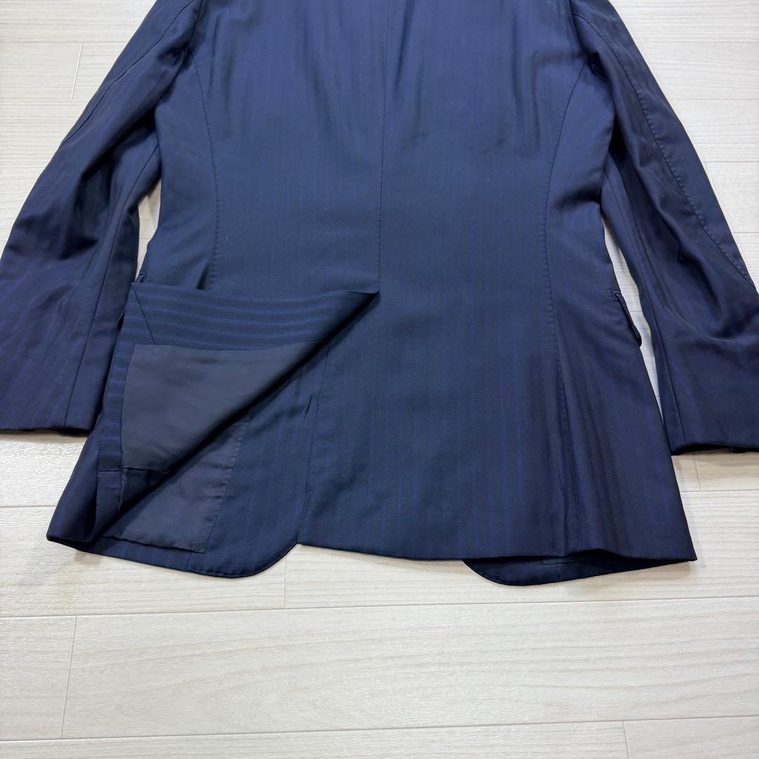 極美品 トゥモローランド ピルグリム ゼニア 大きい XL ネイビー 段返り