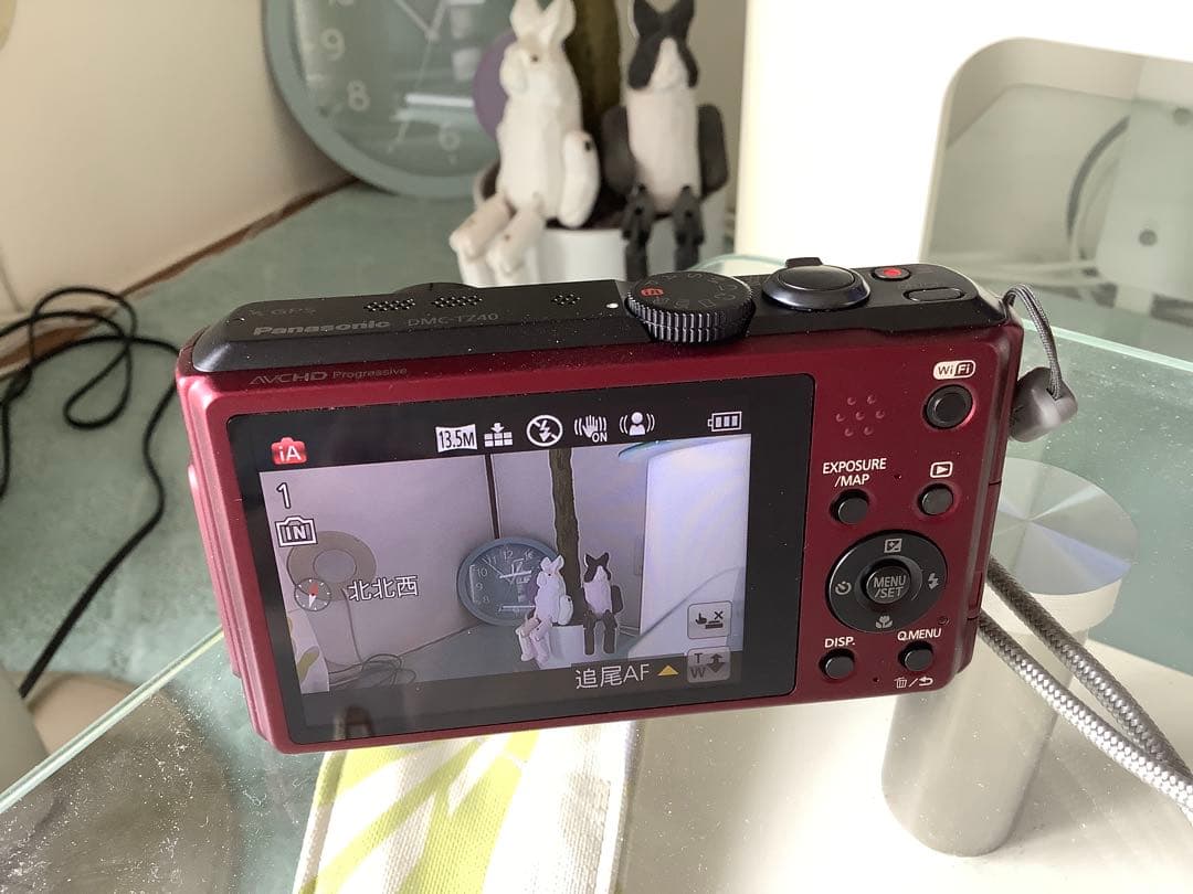 美品 Panasonic デジタルカメラDMC-TZ40-R Wi-Fi GPS