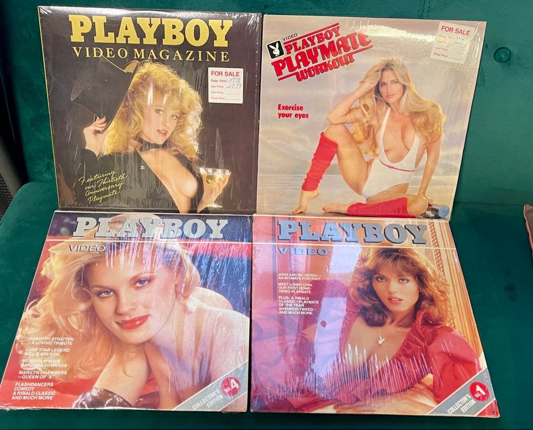 レア プレイボーイ レーザーディスク 4枚 セット VIDEO MAGZINE