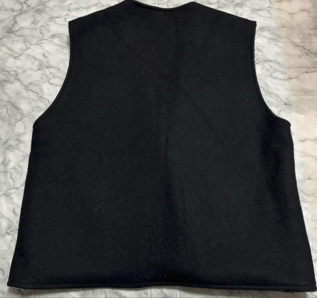 【希少 完売品】AMBERGLEAM アンバーグリーム リバーシブルウールベスト