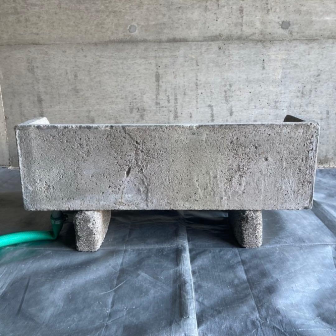 ガーデンシンク 流し台 手洗い 洗面 大型 コンクリート 園芸 シャビー レトロ