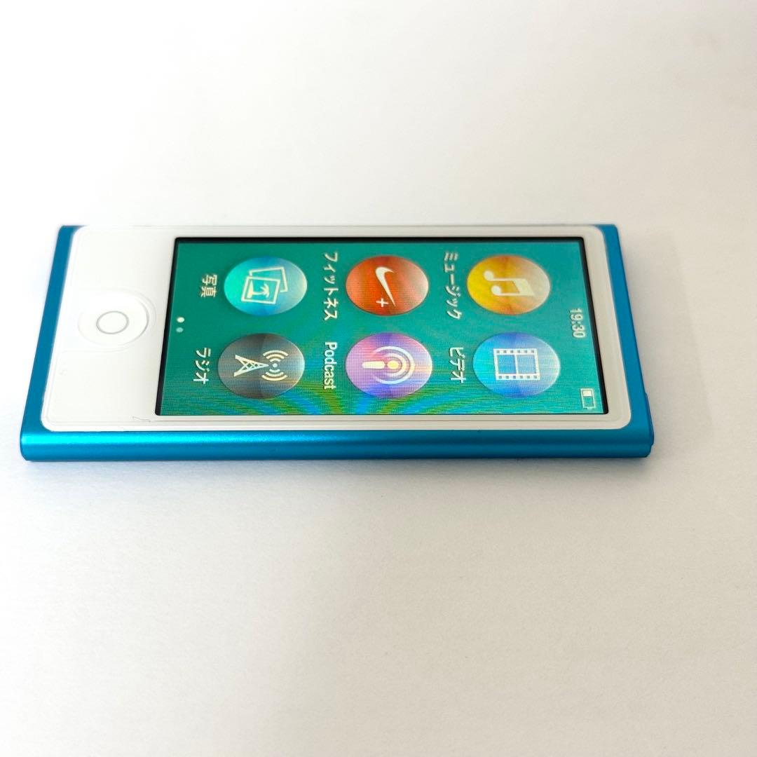 【極美品✨動作確認済】Apple iPod nano 16GB 第7世代 ブルー