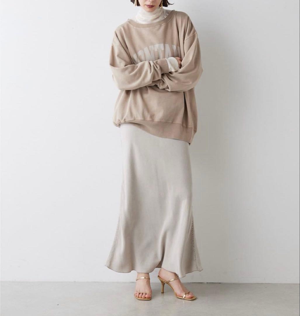 新品 タグ類無 Whim Gazette ピグメントロゴウラケプルオーバー Be