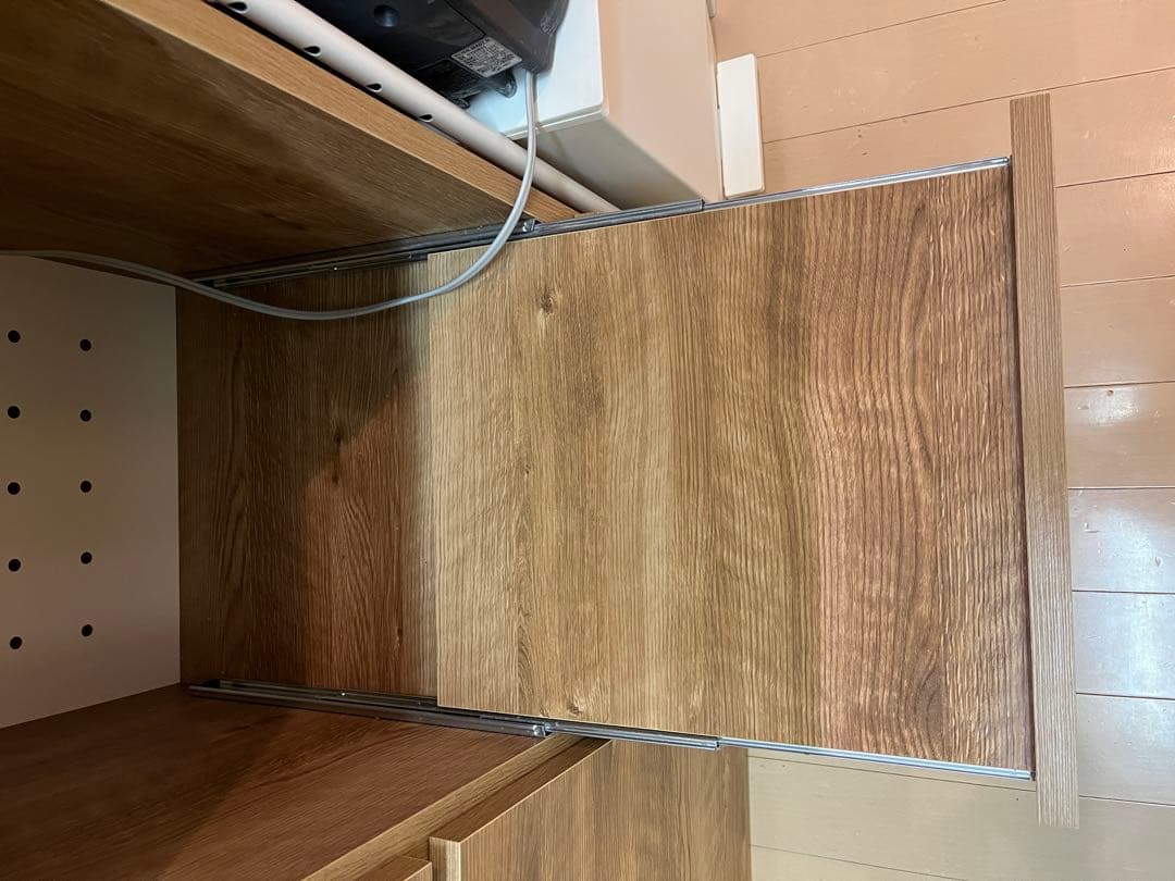 【送料込】LOWYA木目調食器棚