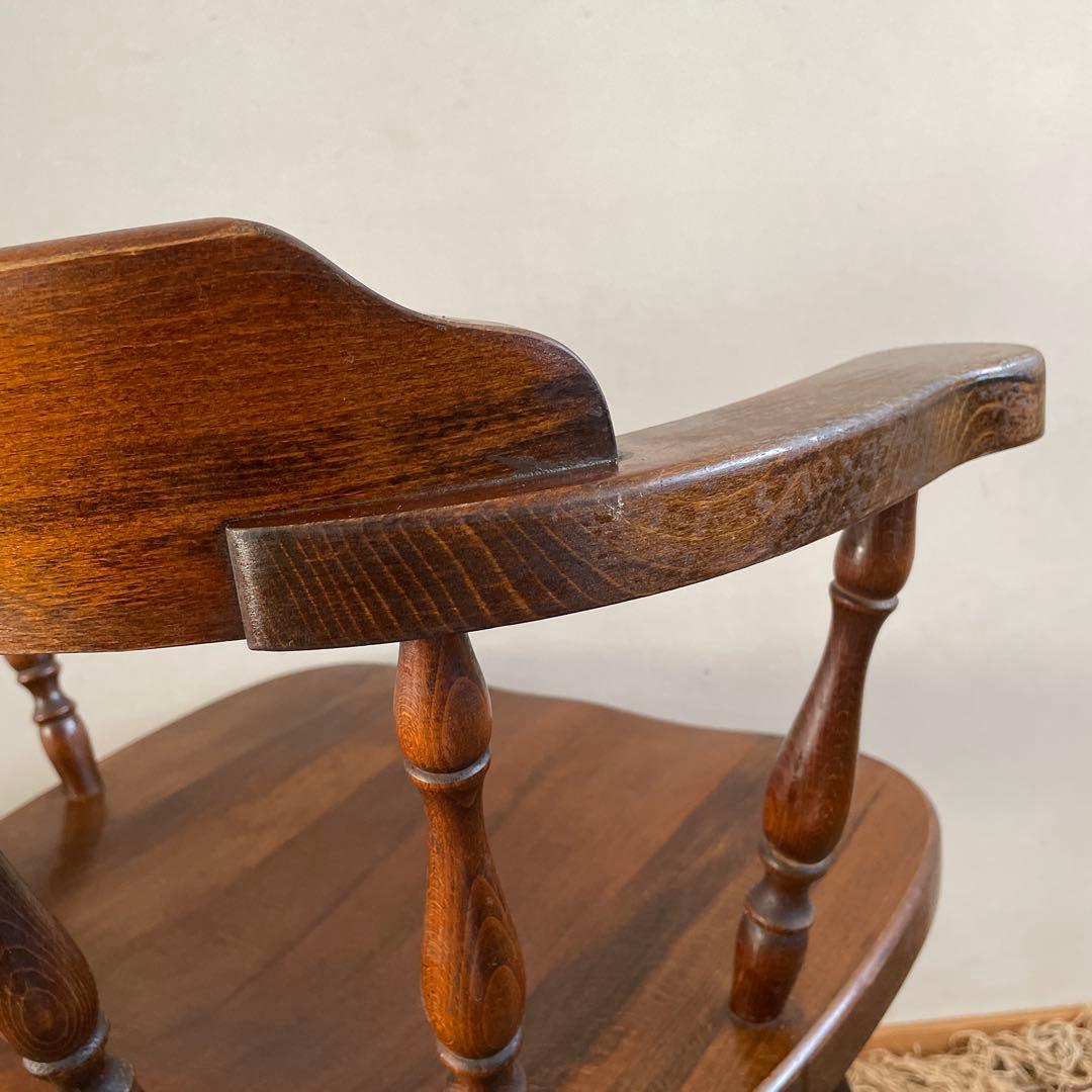 飛騨産業　キツツキマーク　ウィンザーアームチェア　アンティーク　ヴィンテージ