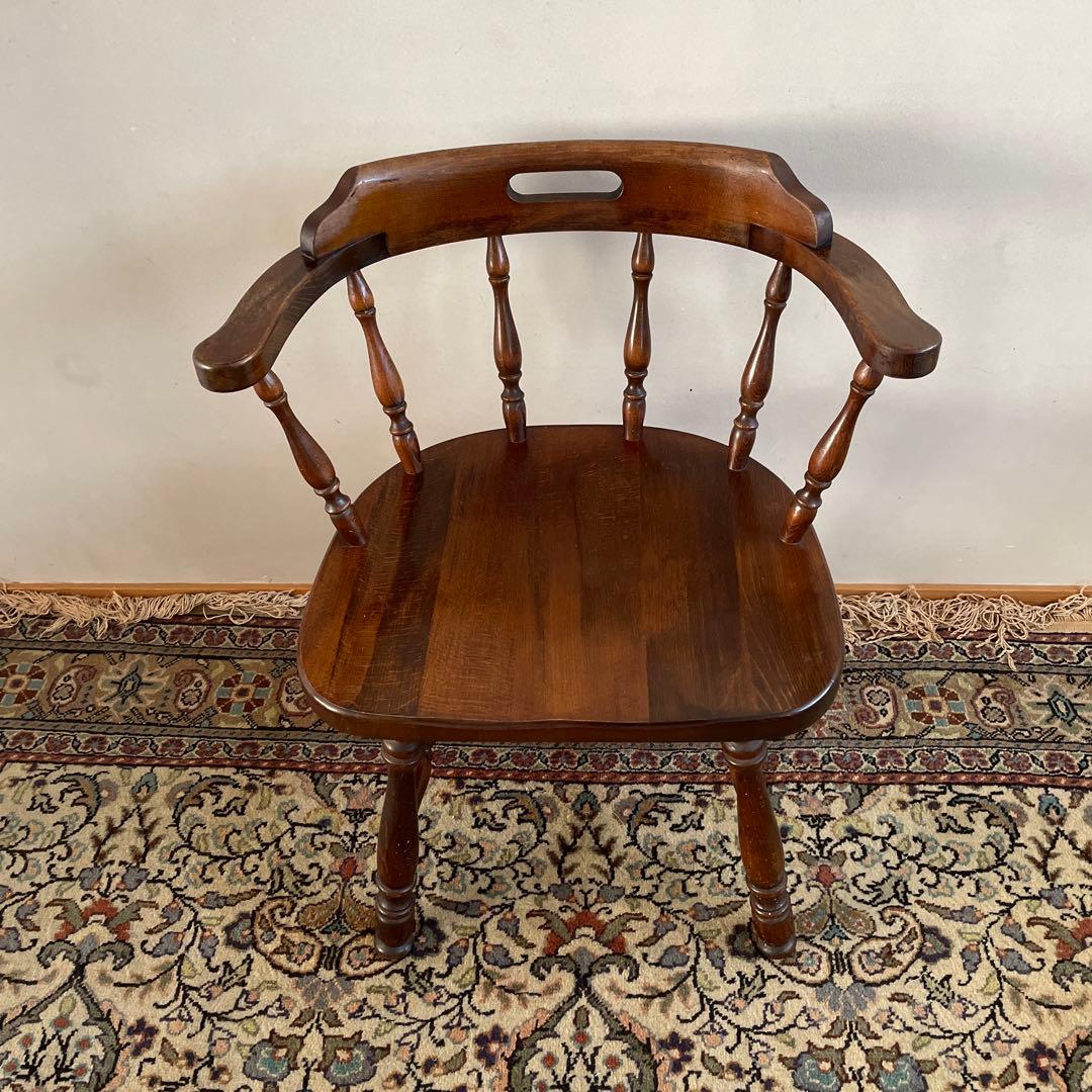 飛騨産業　キツツキマーク　ウィンザーアームチェア　アンティーク　ヴィンテージ