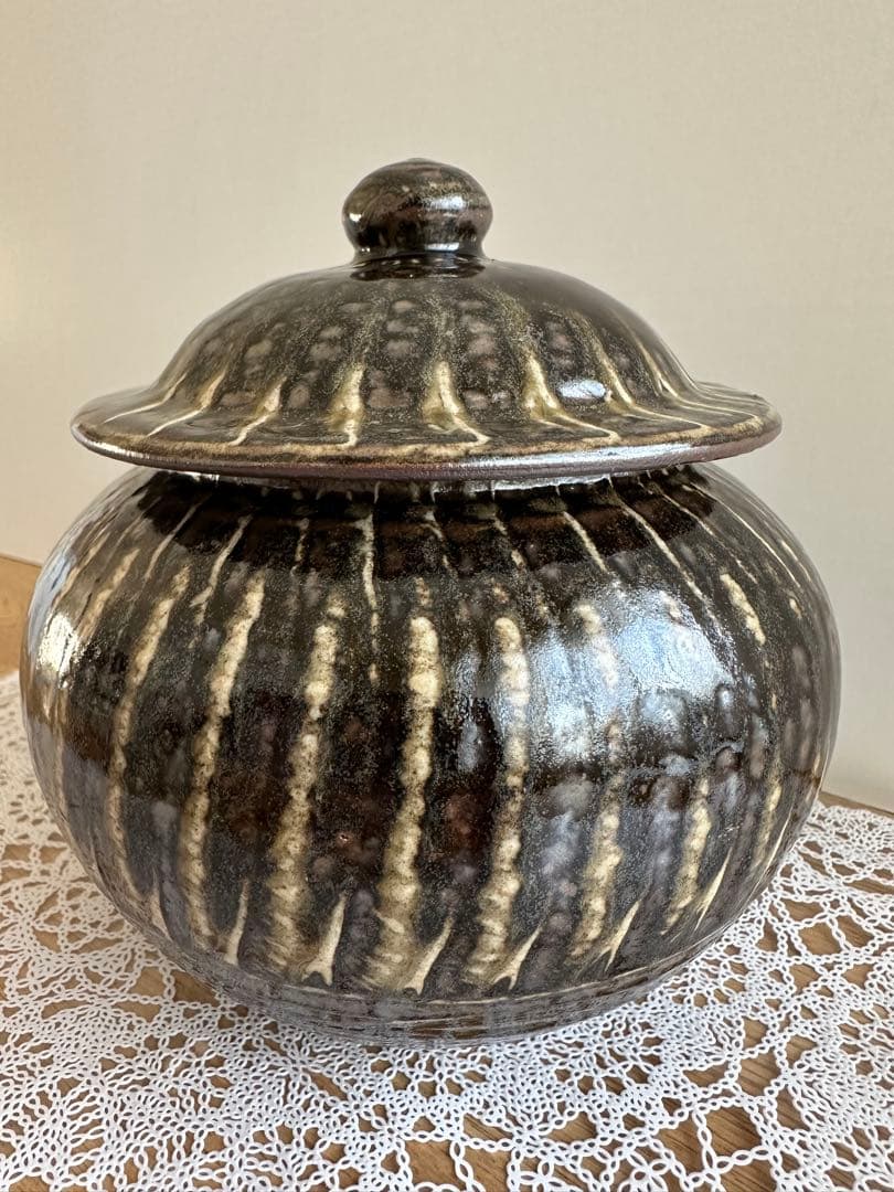 小鹿田焼☆未使用品☆大きな壺