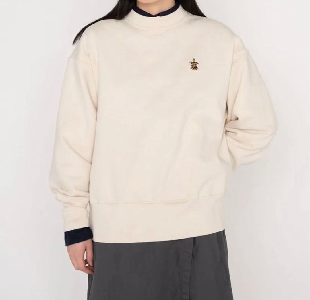 新品未使用ザノースフェイスパープルレーベル13オンスモックネックスウェット日本製