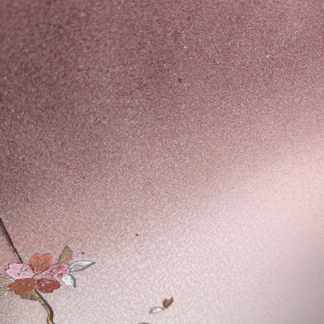 雛道具　雛人形　二曲屏風　桜刺繍　Ｐボカシ20号　屏風のみ出品(高さ60cm)