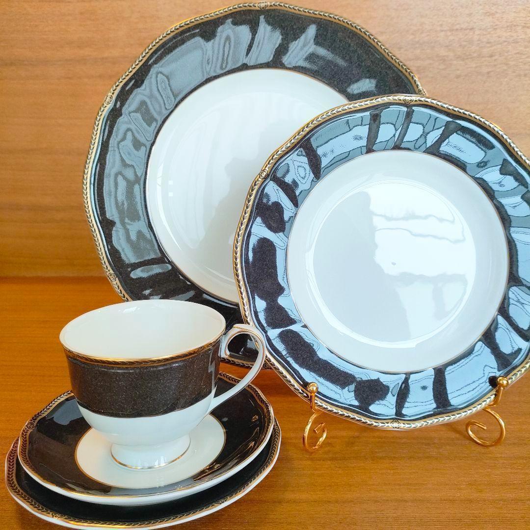 ウェッジウッド エボニー 高級ライン★廃盤 希少品 極美品 カップ＆ソーサー