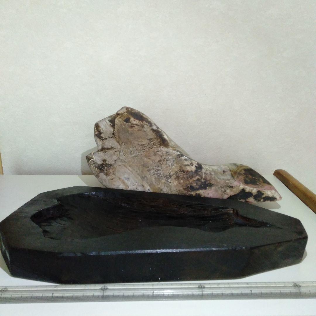 大型バラ輝石　ロードナイト　インカローズ　鉱物　原石　台付き１個