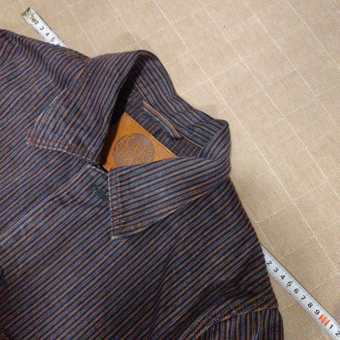 m*a様 STUDIO D’ARTISAN ストライプカバーオール サイズ40