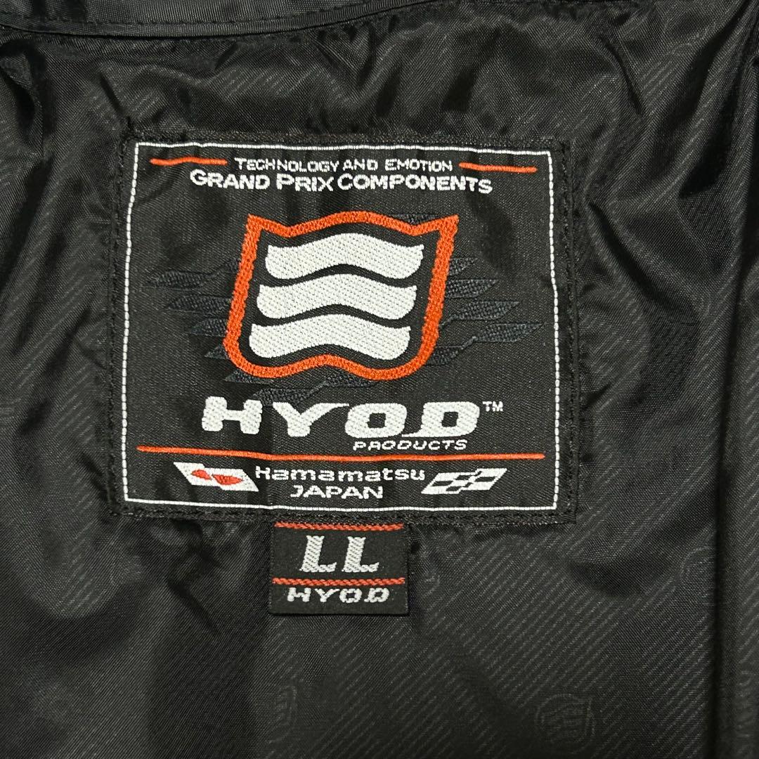 HYOD MHI-117 ライティングジャケット メッシュ&レザー フード付き