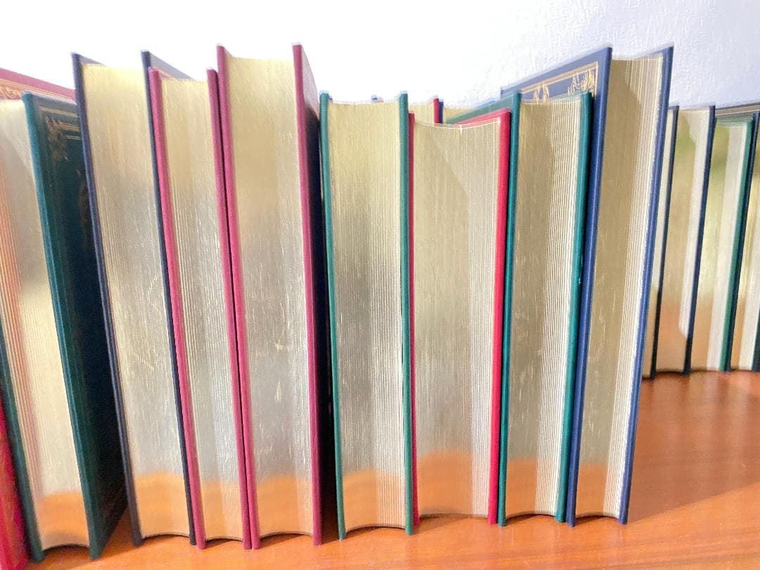 フランクリン　ライブラリー　装本は　牛革　3方金装（22金箔）47冊　セット