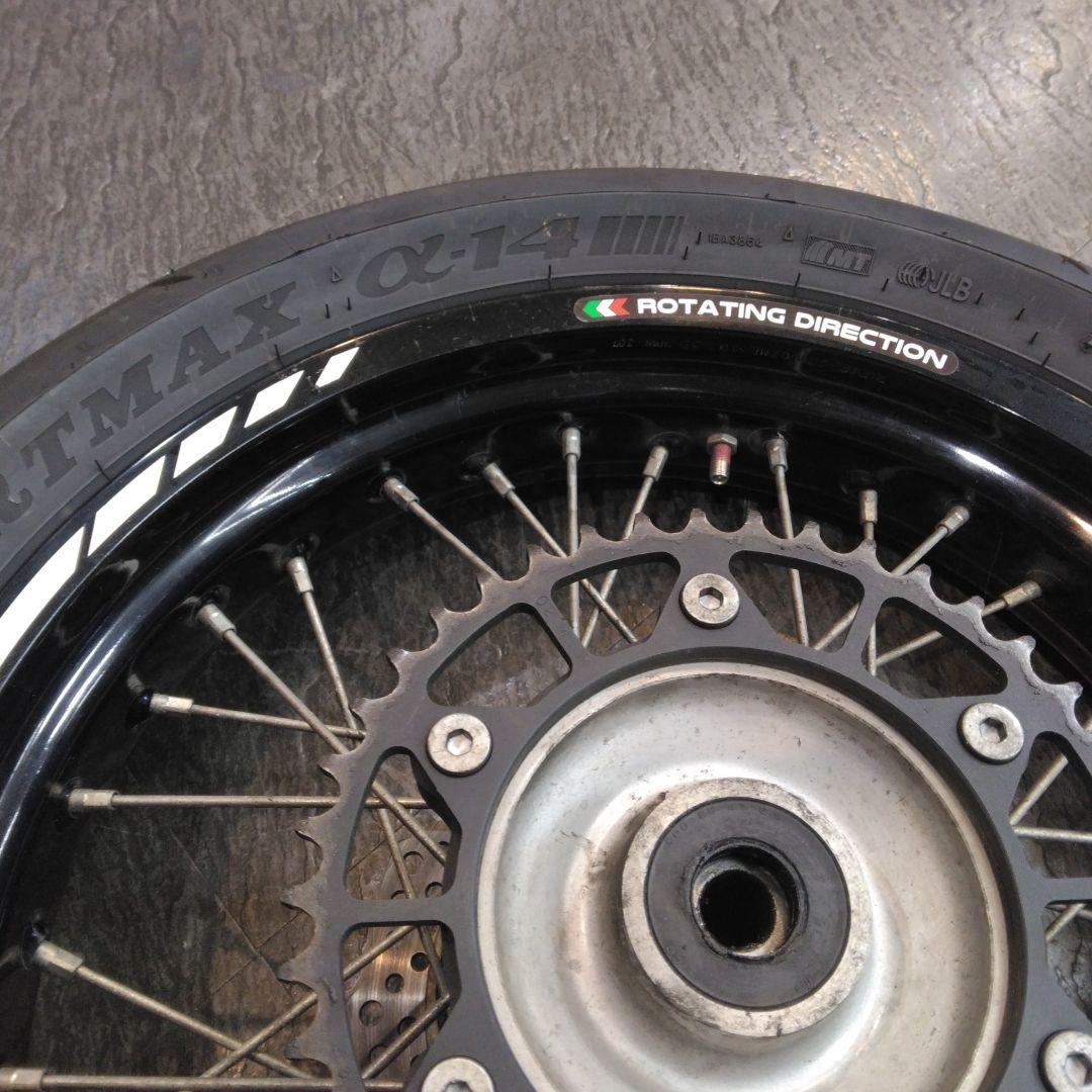 ホンダCRM250ARモタードホイールSET　中古品