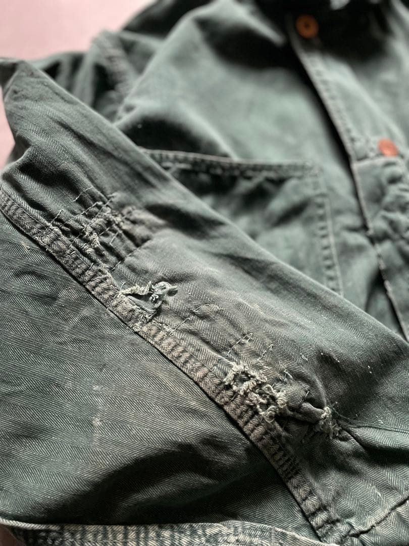 さ*う様 50s US製 HBT ワーク オールインワン つなぎ カバーオール