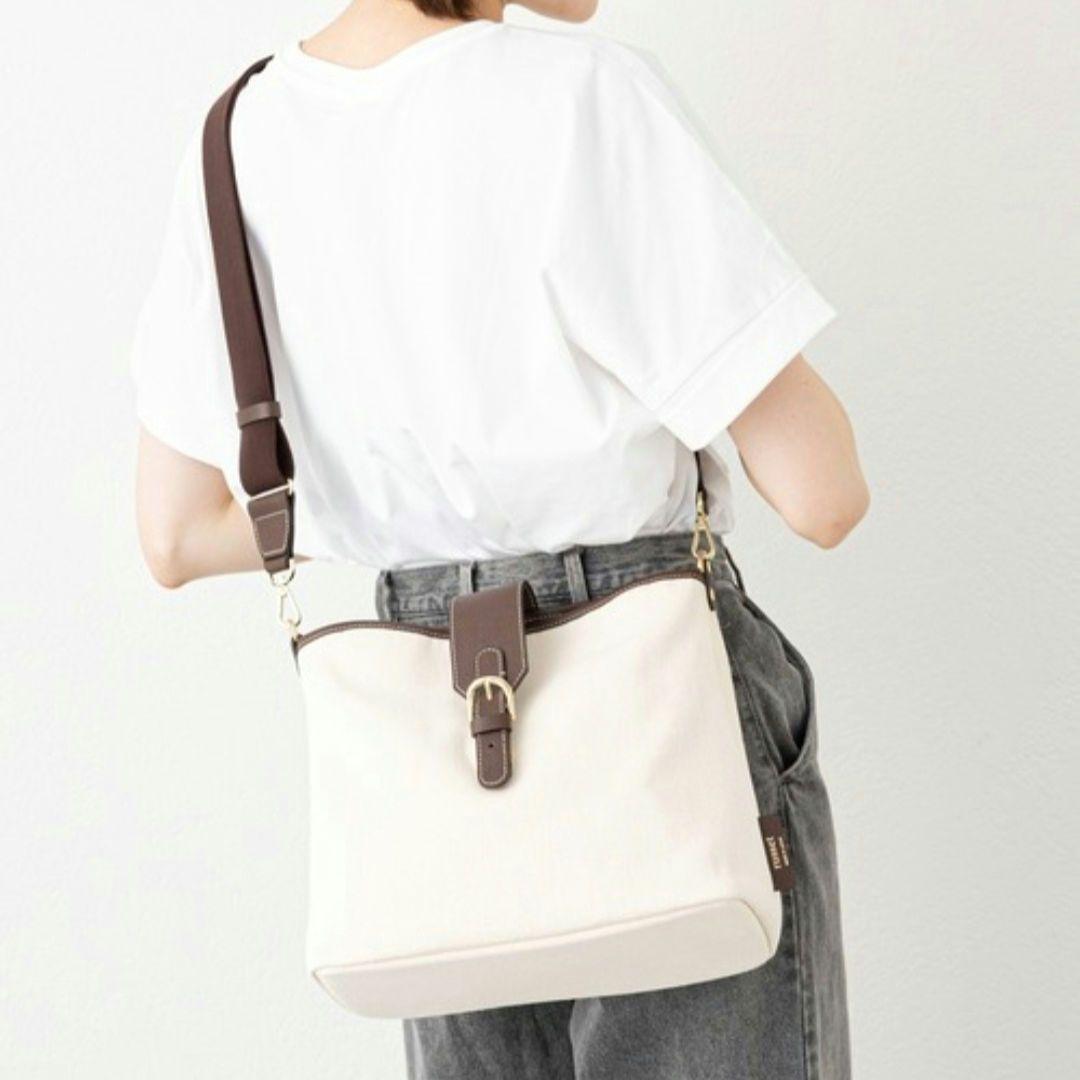 新品 タグ付き russet ドビーキャンバス2WAYショルダーバッグ 日本製