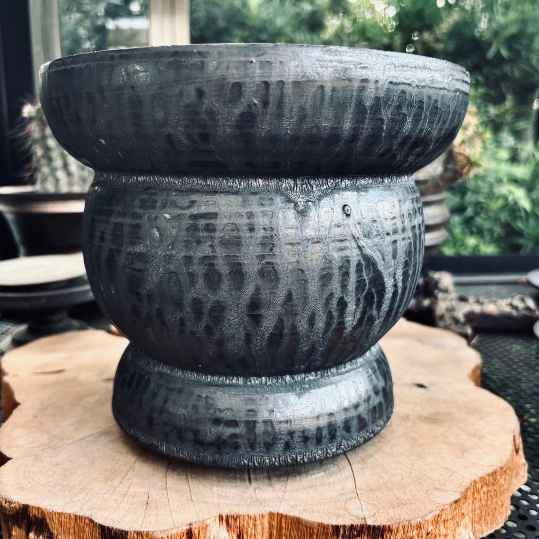 山中勇人 作家鉢 特大鉢 植木鉢 パキプス グラキリス アガベ 塊根 y鉢 2