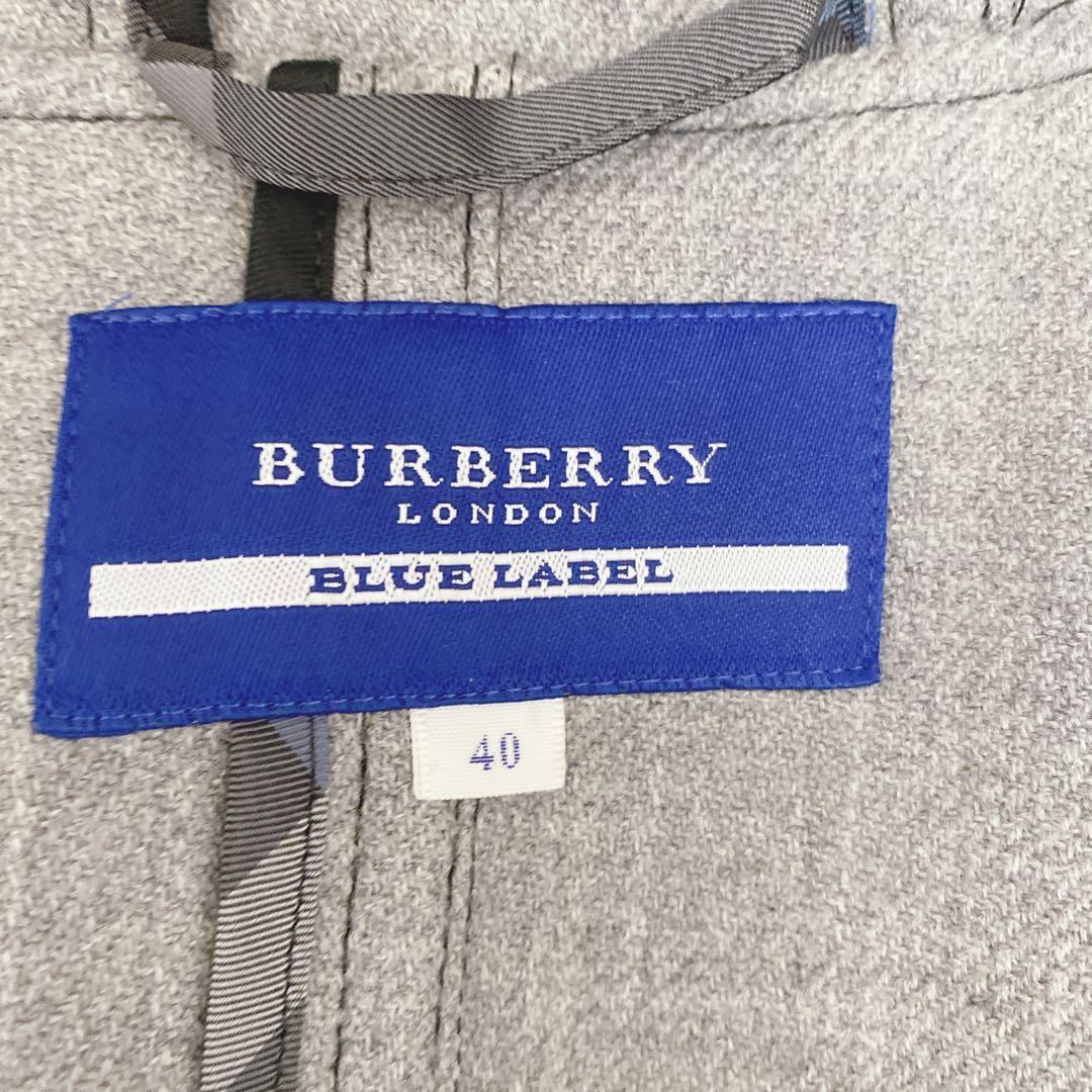 美品 バーバリーブルーレーベル ピーコート ナポレオン風ジャケット ラクーン