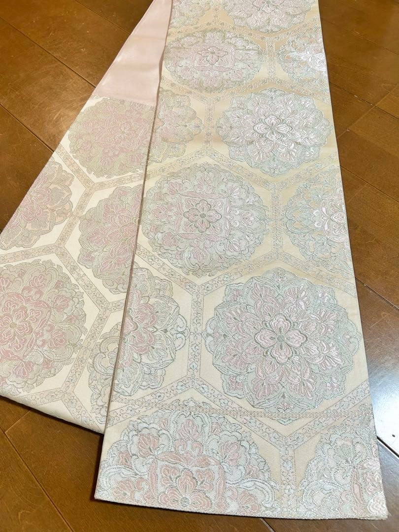 美品　裄丈長め　正絹訪問着　フルセット4点　卒業式　入学式　七五三　お宮参り