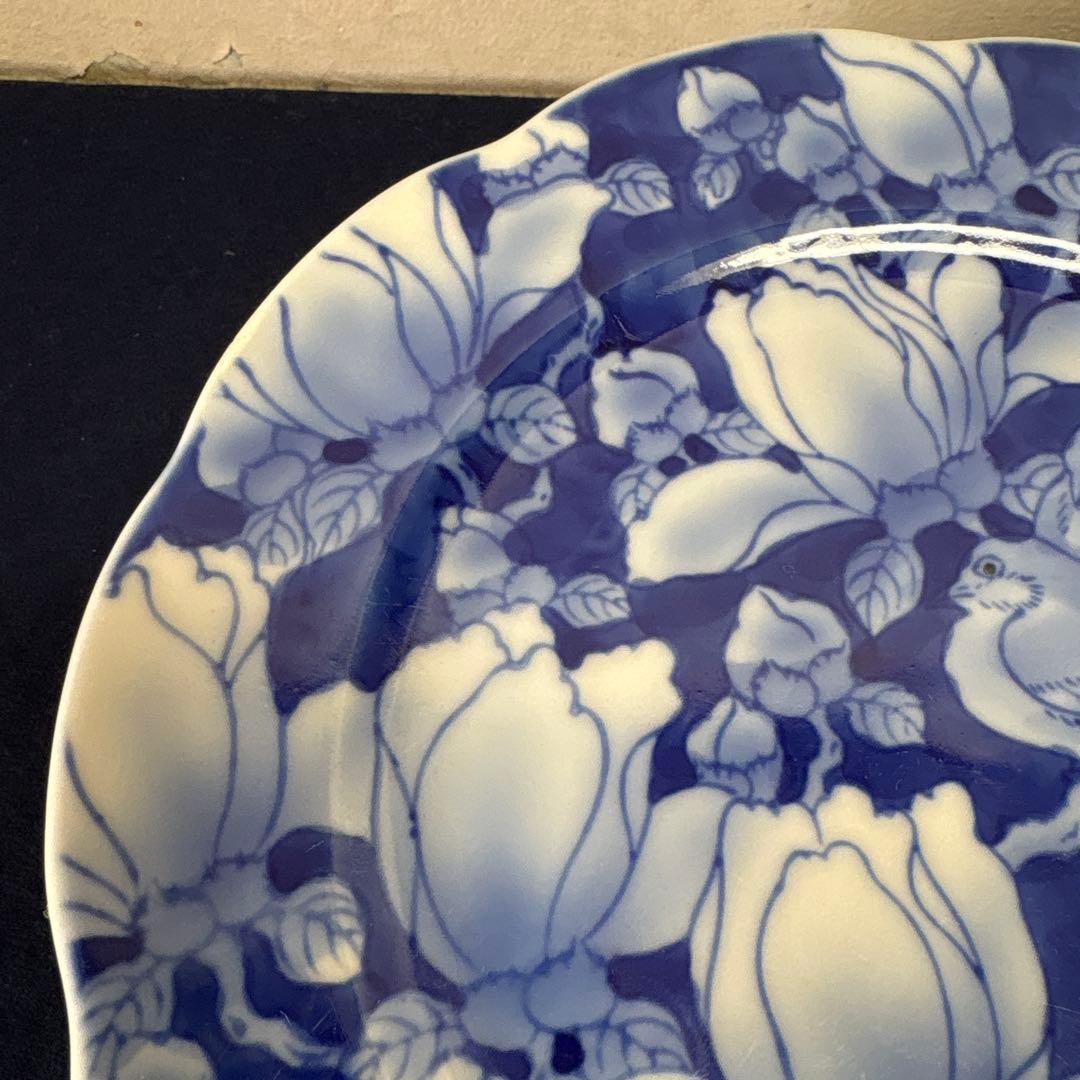 深川製磁　花鳥外濃　パン皿5枚