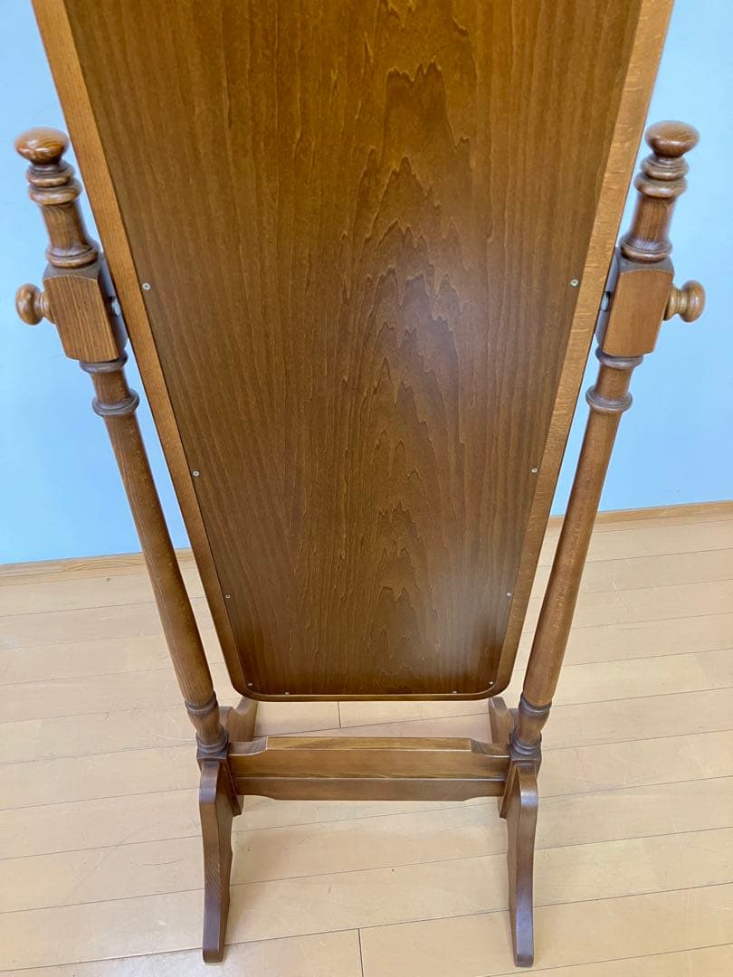 カリモク　コロニアル　姿見　ミラー　ヴィンテージ