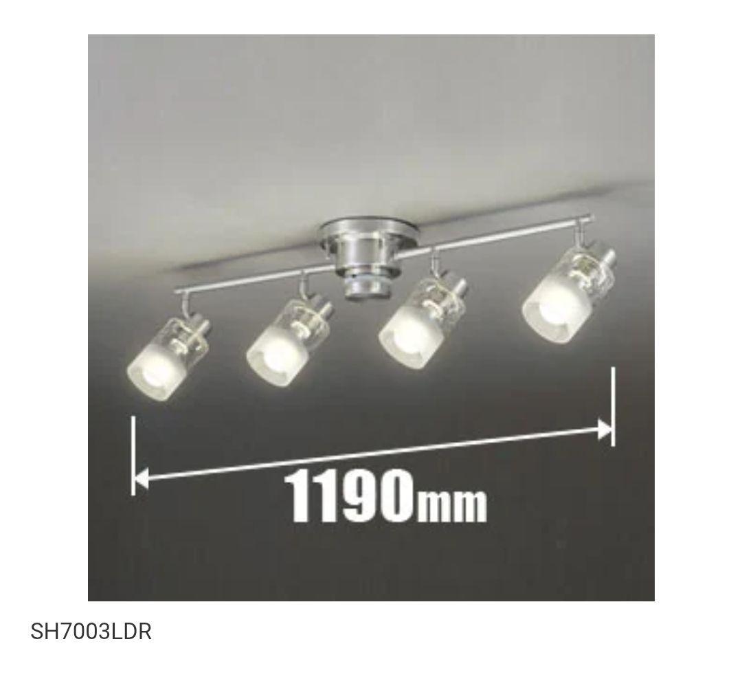 m121005fk オーデリック SH7003LDR LED シャンデリア 4灯