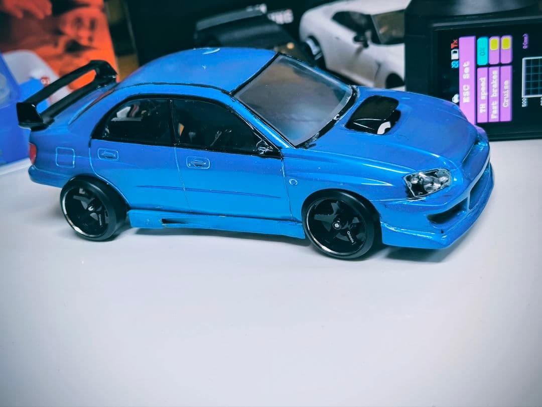 蚊車 ドリラジ タミヤ Subaru WRX STI RWD 1:24