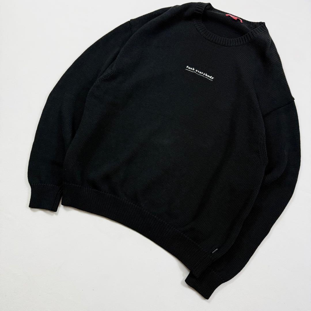 Supreme シュプリーム Fuck Everybody Sweaterニット