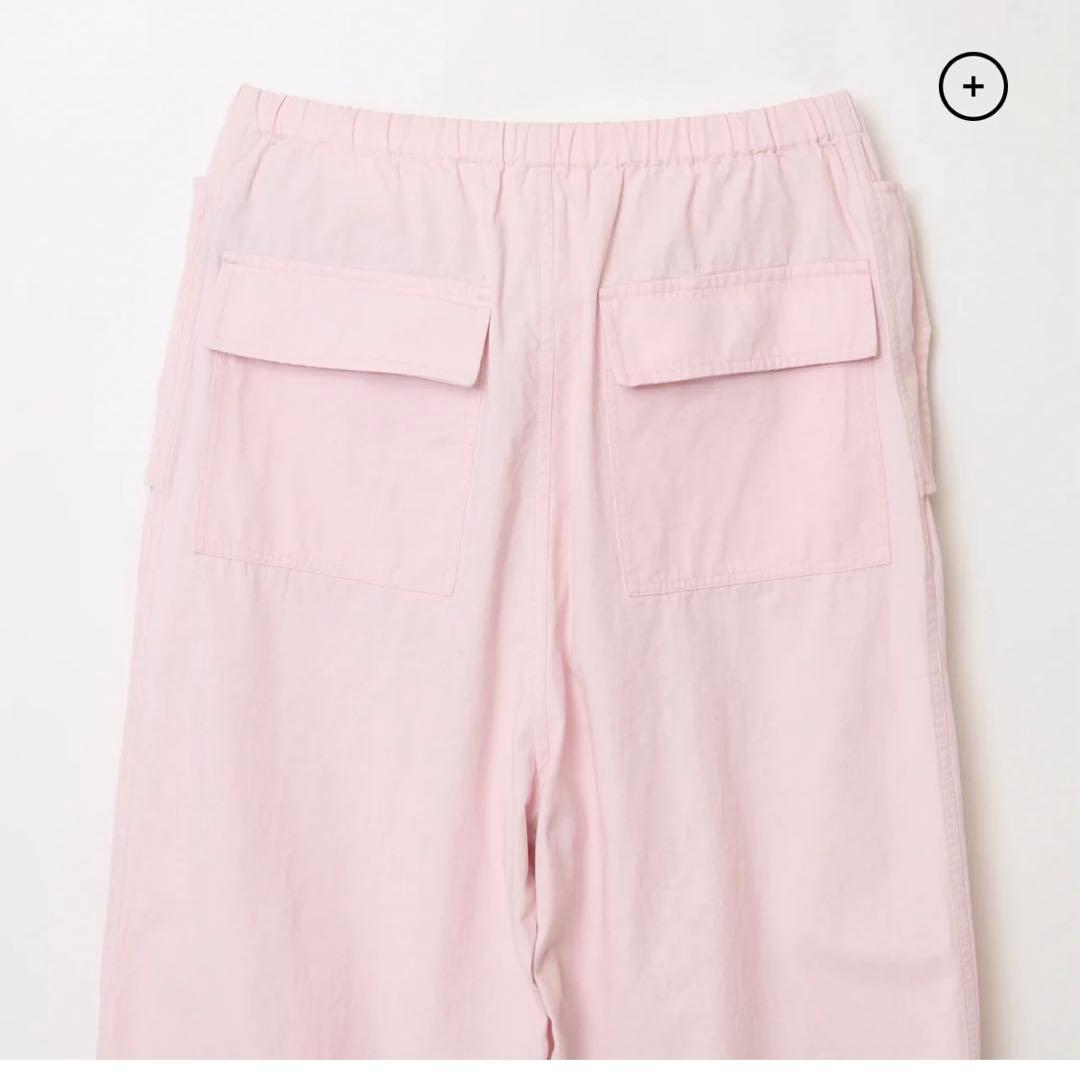 【新品未使用】SHISHIKUI パラシュートパンツ　ピンク　バッグ付き