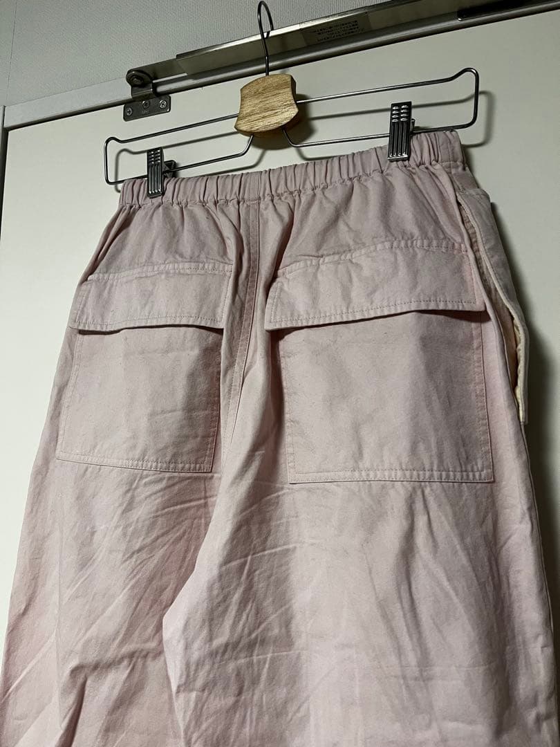 【新品未使用】SHISHIKUI パラシュートパンツ　ピンク　バッグ付き