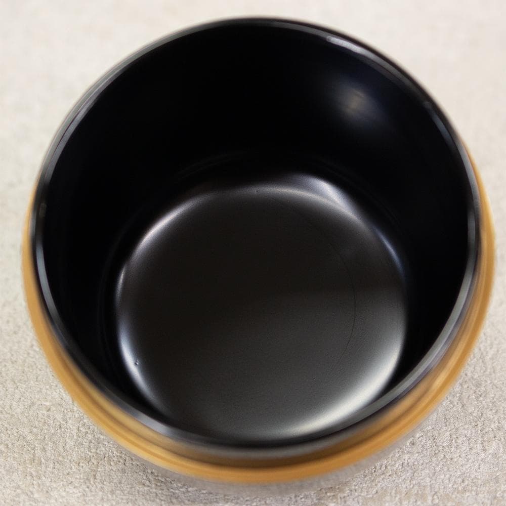 岡本漆専堂 棗 月にすすき 黒塗蒔絵銀彩 茶道具 共箱