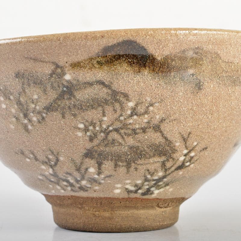 茶道具　青木木米　和歌山水文　茶碗　華中亭道八極め箱　M　R6734