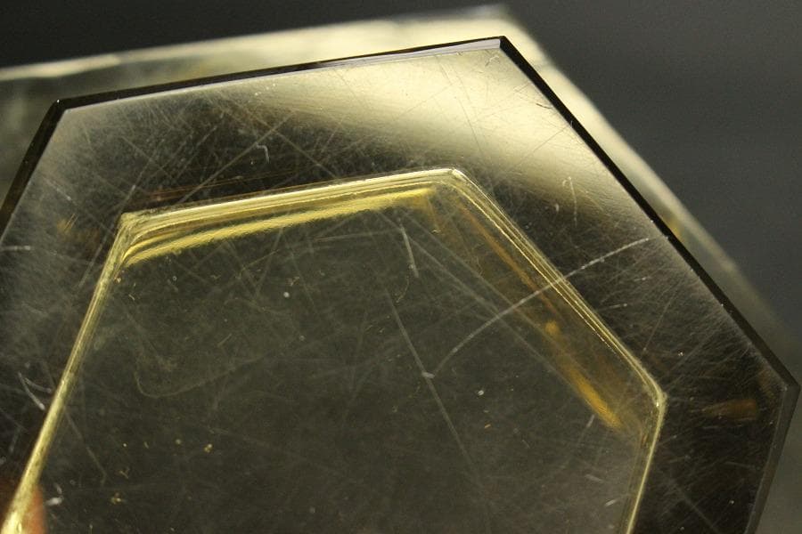 アンティーク レトロ ガラス 灰皿 煙草具(ZE429)