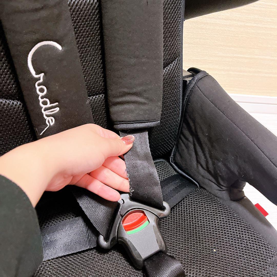 クレイドル オーカモバイルシート ジュニアシート ブラック isofix