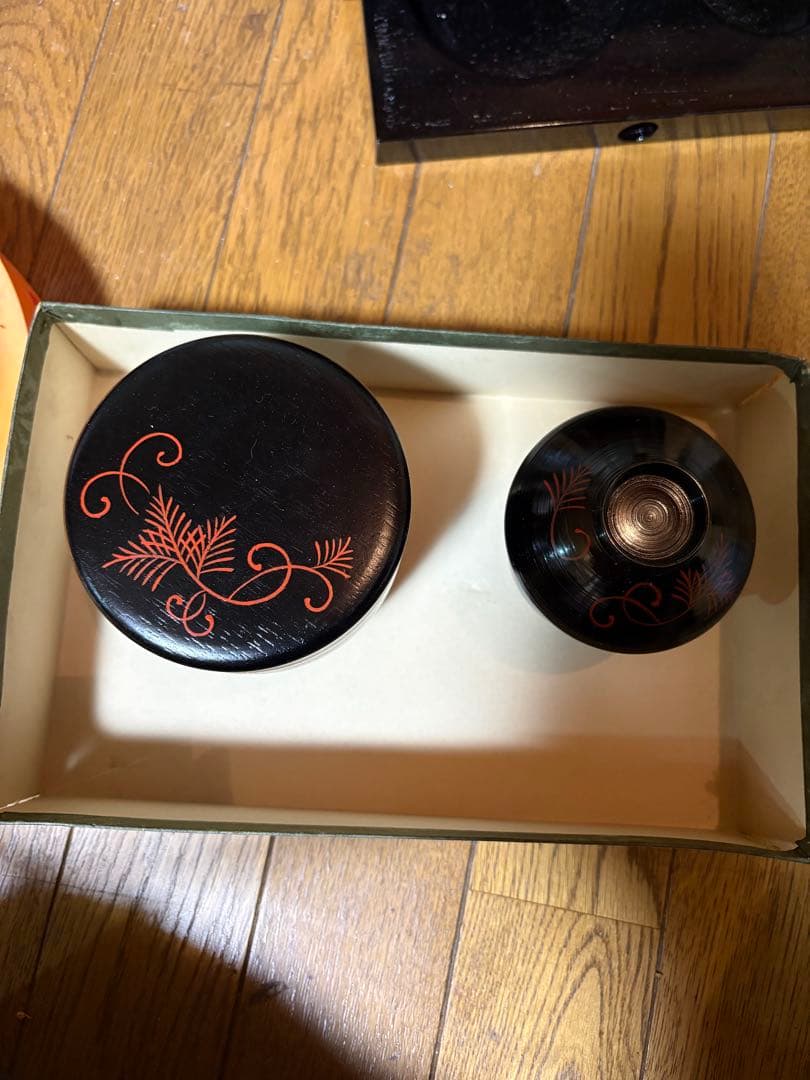茶道具　野点弁当セット　漆器セット 5客セットで　未使用です。