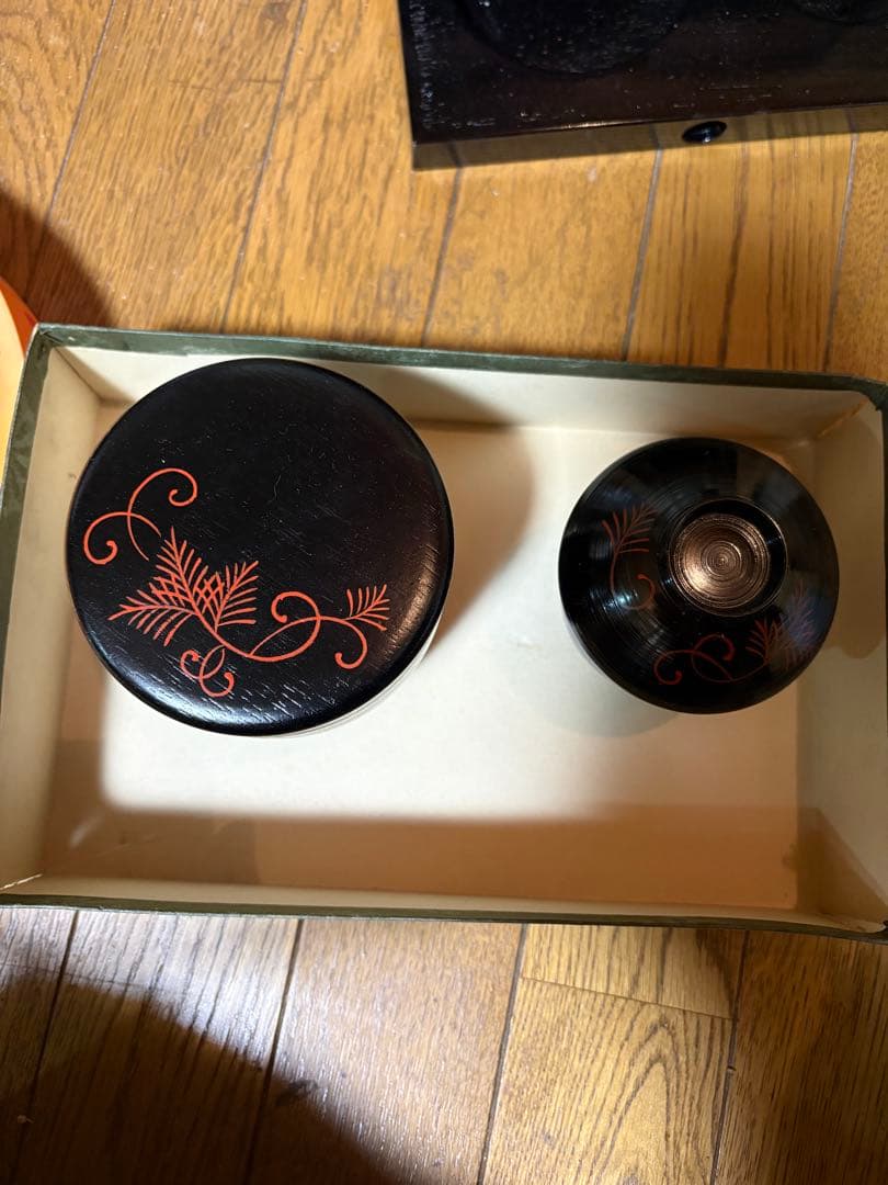 茶道具　野点弁当セット　漆器セット 5客セットで　未使用です。