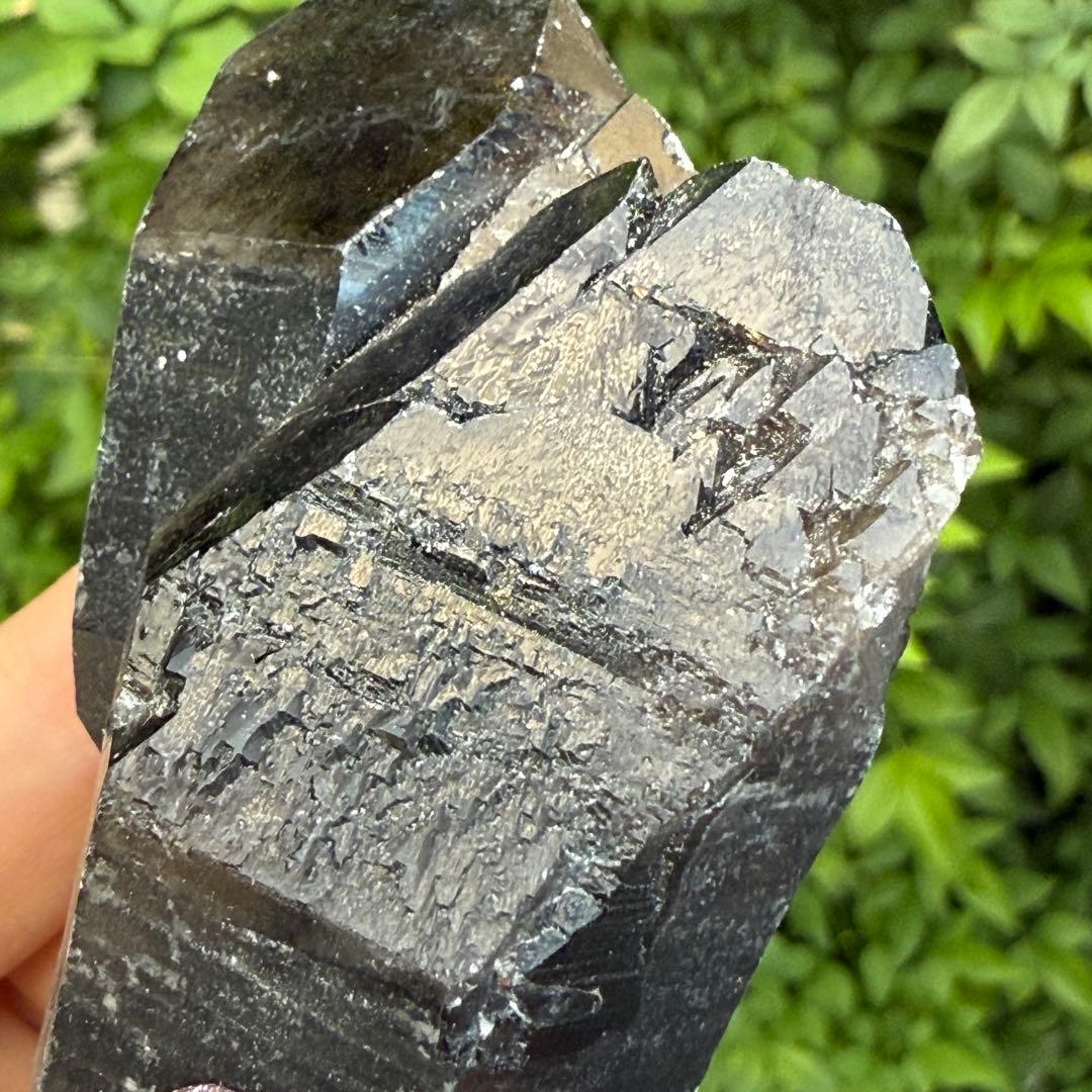 モリオン 黒水晶 天然無処理 原石 MY919