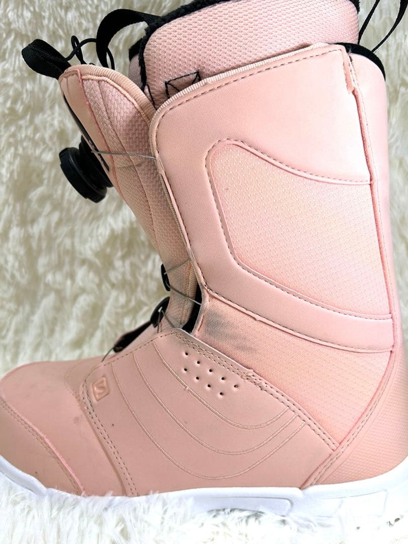 週末限定！SALOMONPEARLBOA パールボア24ピンクスノーボードブーツ