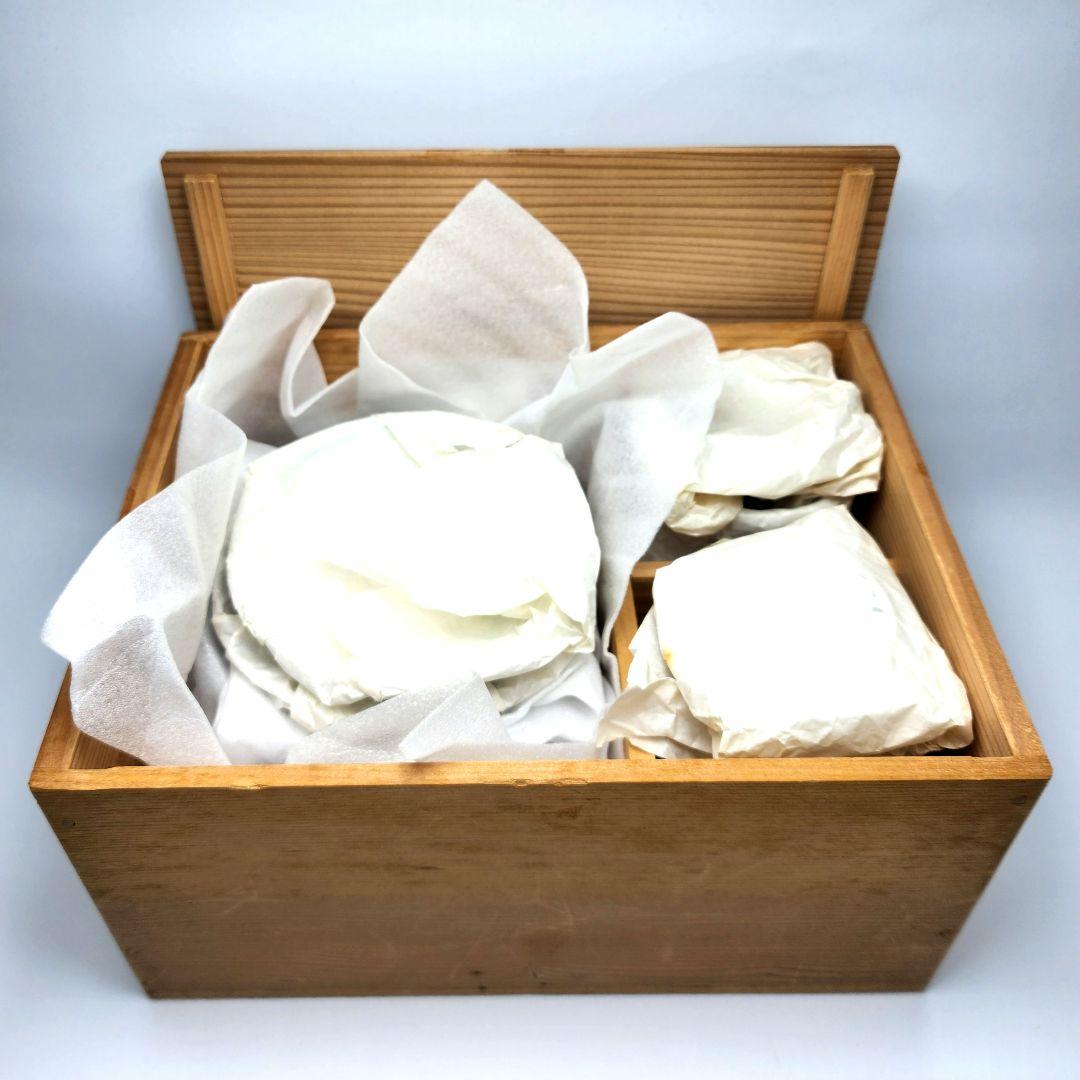 睦揃 飯椀 湯呑 清水焼 染付山水絵 平安京泉