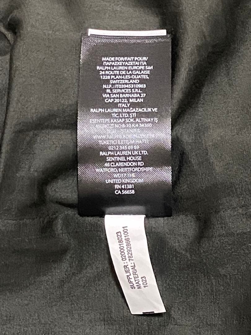 [新品］木村拓哉着用グランメゾン　DOUBLE RLレザートリムPコート24SS