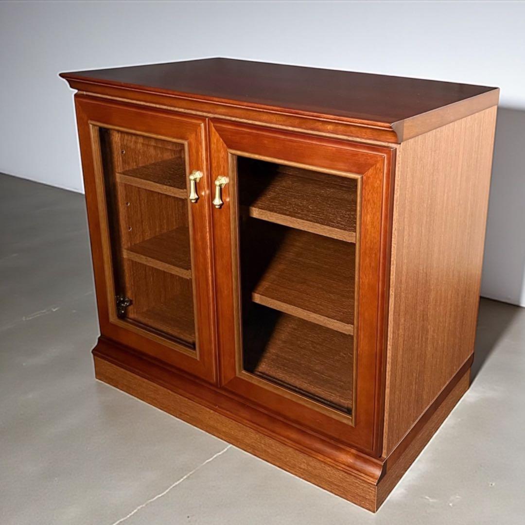 HR798 MARUNI マルニ木工 地中海シリーズ ローボードガラス扉