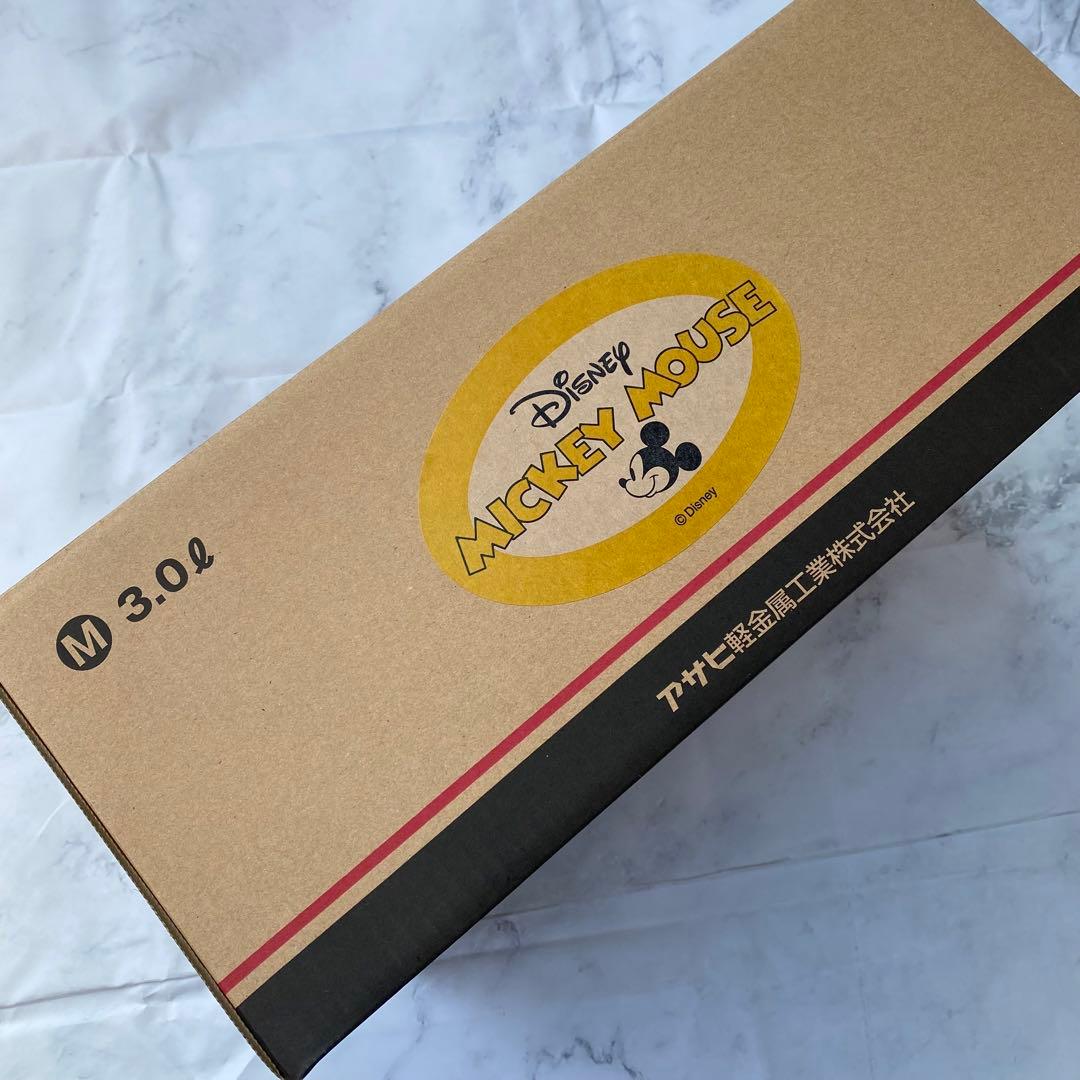 ◆新品未使用◎アサヒ軽金属　活力なべ　ミッキーマウス　M 3.0L 豪華セット