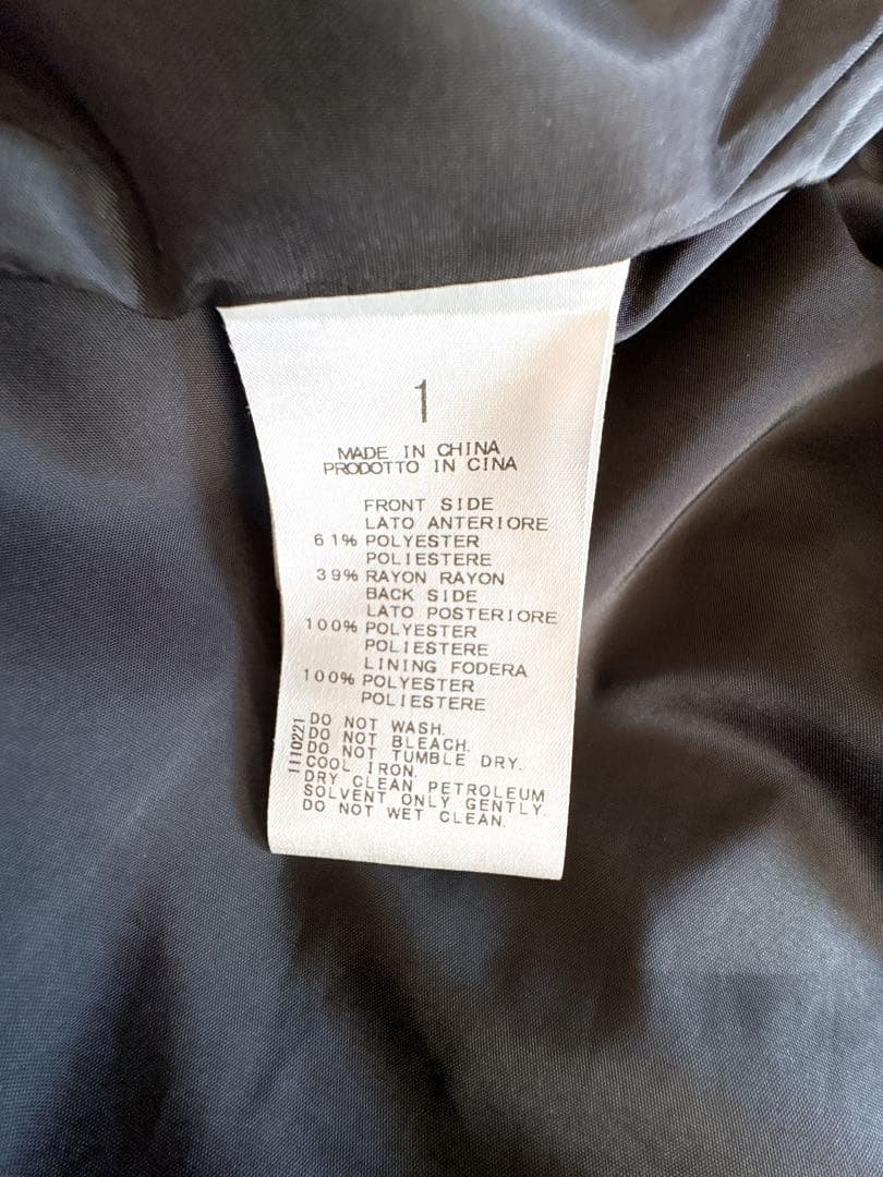 スタニングルアー rボンディングカラーレスジャケット ベーシック ブラック　1