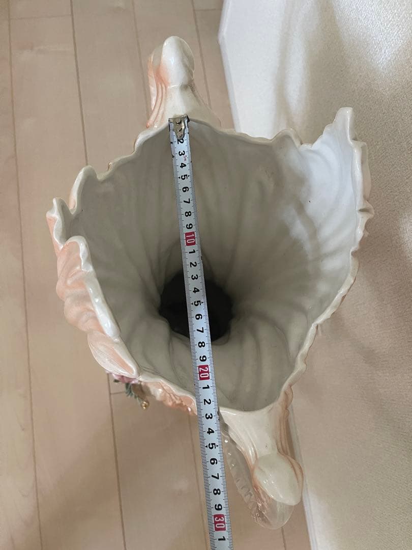 希少　高さ約70cm イタリア製 花瓶　陶器製　陶花　インテリア　置物